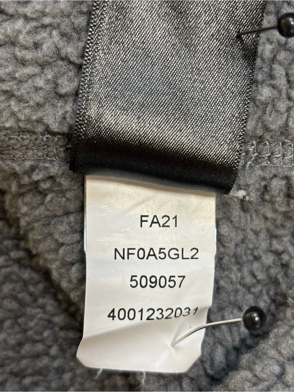 The North Face Gordon Lyons Quarter Zip Sweater Knit Fleece Pullover Gray L